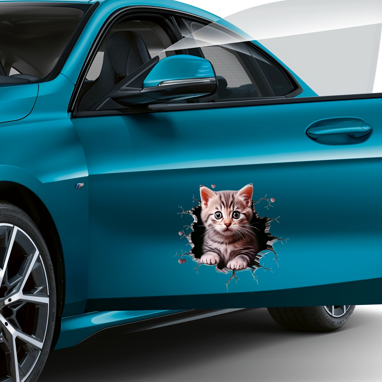 Laptop Accessories Cute - Decalcomania per auto con motivo gatto