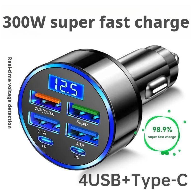 Usb C Power Adapter - Caricabatteria da auto PD da 300