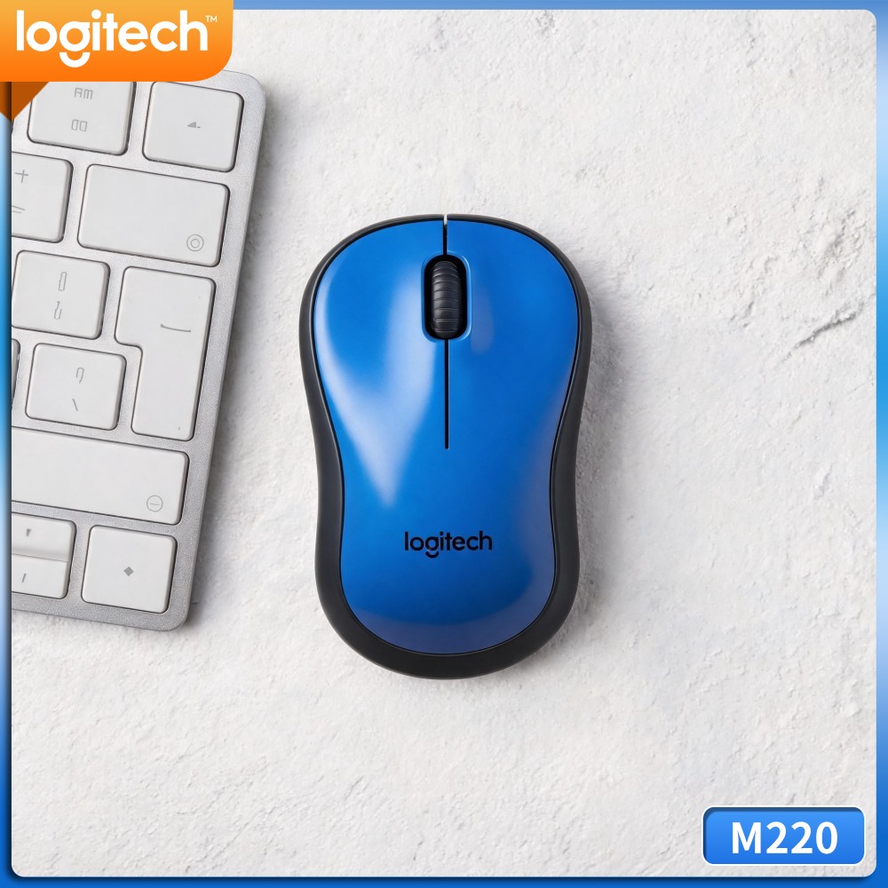 Laptop Accessories Officeworks - Mouse Silenzioso Logitech M220 2.4G, Distanza