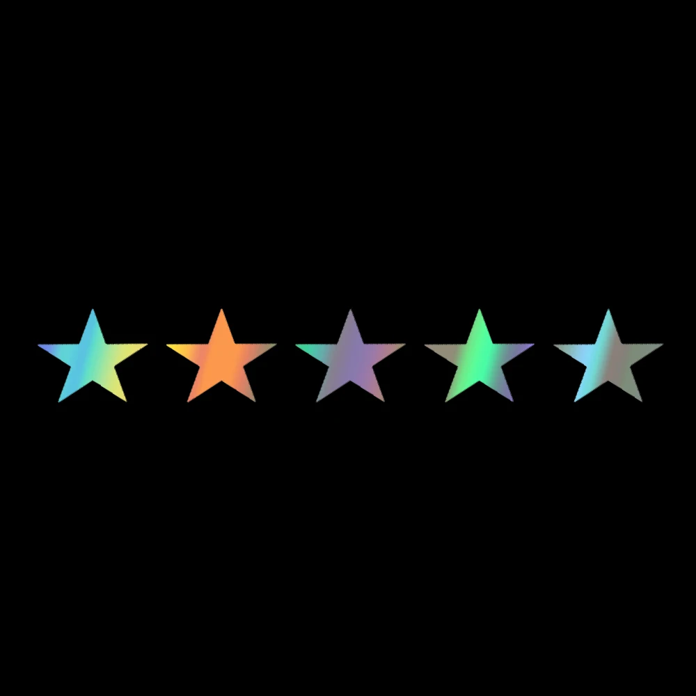 Laptop Accessories Ideas - 20x3 cm 5 Star Wanted Adesivi