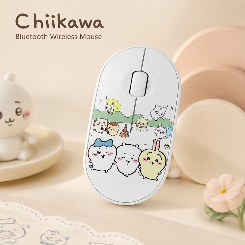 Laptop Accessories Cute - Simpatico mouse wireless Bluetooth Chiikawa, mouse