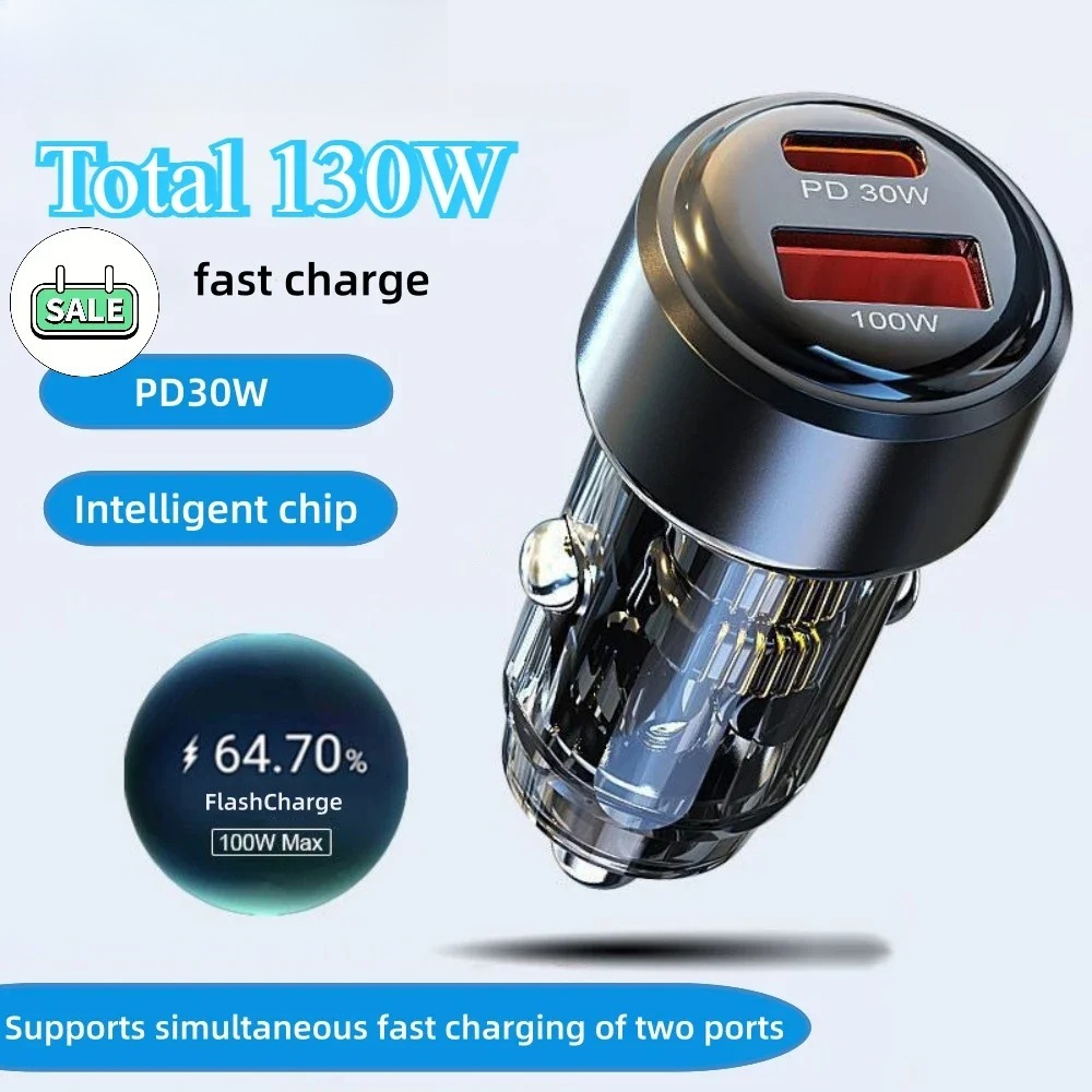 Usb C Power Adapter - Adattatore per caricabatteria da auto USB