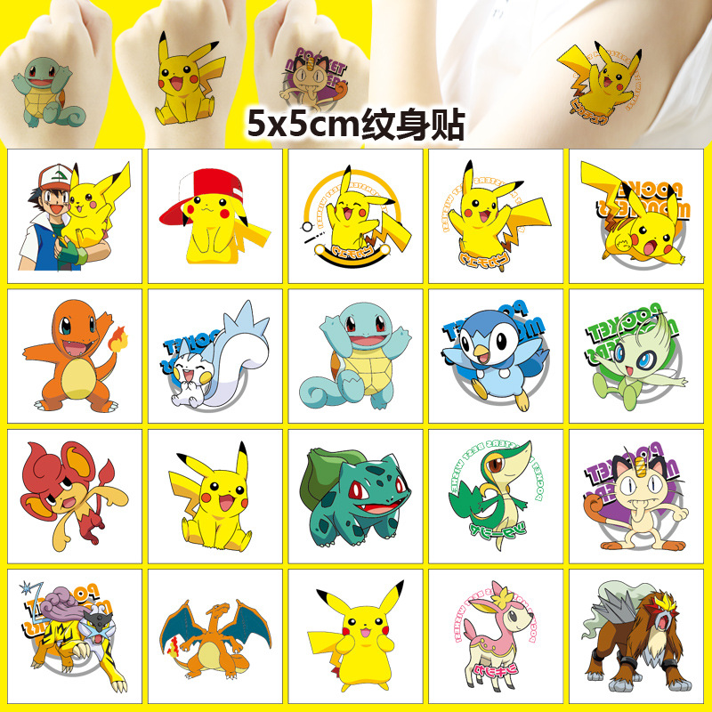 Laptop Accessories Cute - 5*5 cm 20 pezzi Pokemon Pikachu
