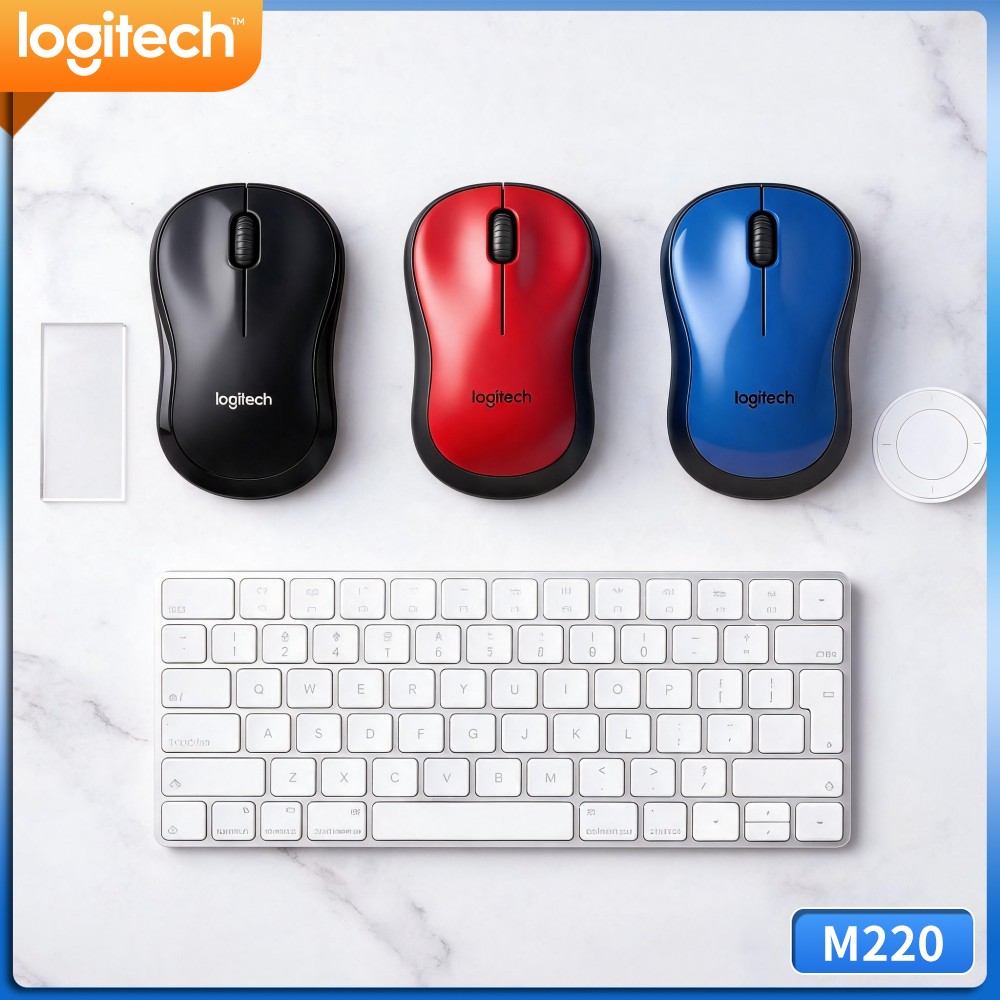 Laptop Accessories Officeworks - Mouse Wireless Silenzioso Logitech M220, Distanza