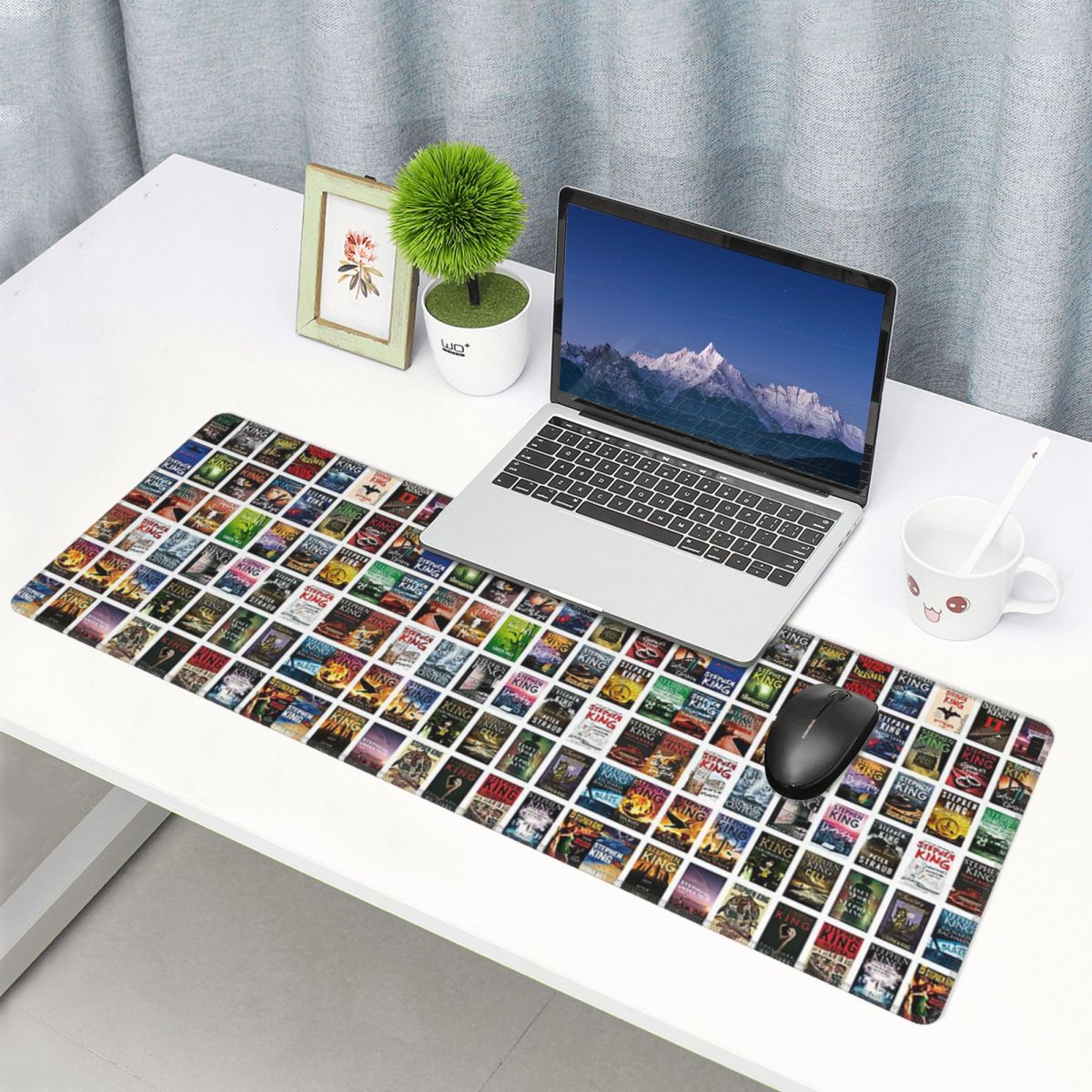 Laptop Accessories Officeworks - Tappetino per Mouse Grande con Opere