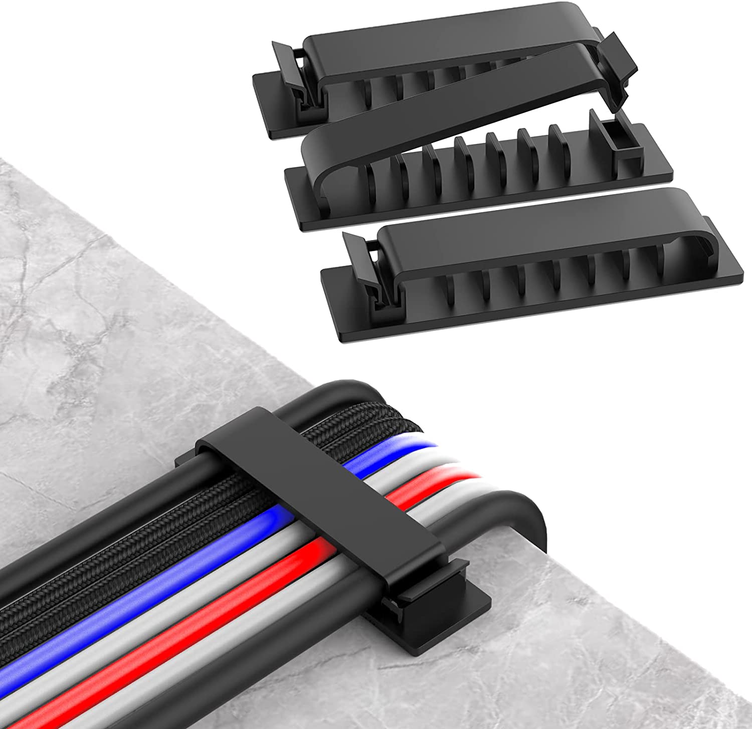 Keyboard Cover Silicone - Organizzatore di cavi, gestione fili, supporto