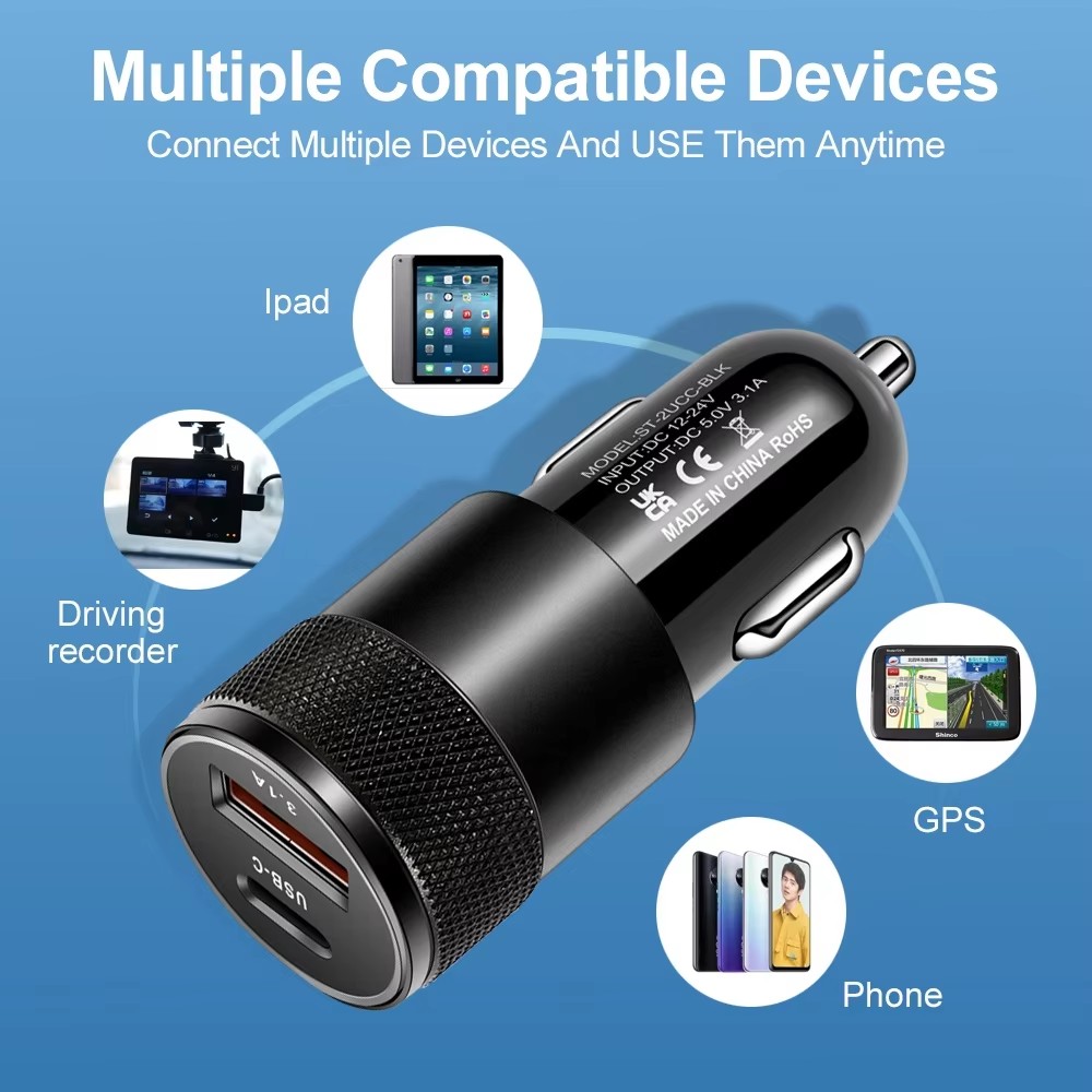 Caricatore USB per Auto 3.1A T - Usb C Power Adapter recensione e prezzo
