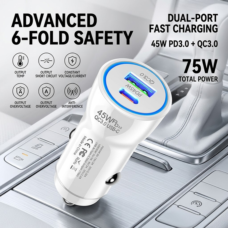 Caricabatterie da auto a ricar - Usb C Power Adapter recensione e prezzo
