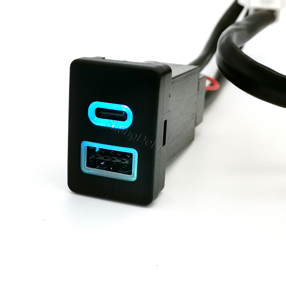 Auto Blu HA CONDOTTO LA Luce D - Usb C Power Adapter recensione e prezzo