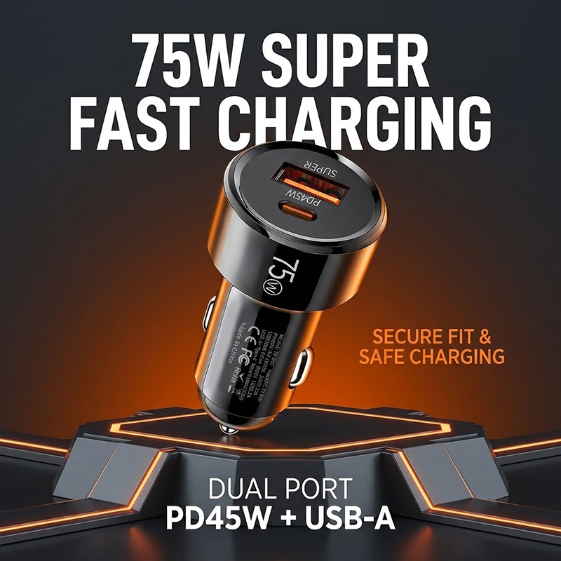 Caricabatterie da auto a doppi - Usb C Power Adapter recensione e prezzo